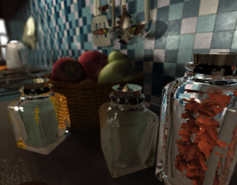 render cucina particolare