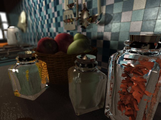 render cucina particolare